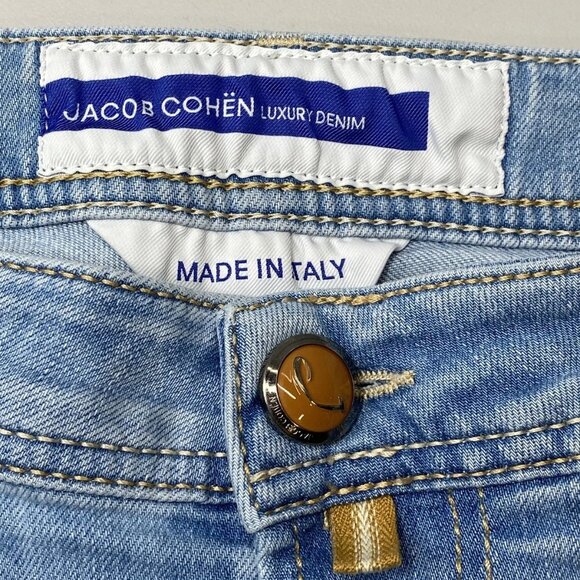 Jacob Cohen Luxury Denim Men’s Bard Fast Jeans Size 33 Blue - Picture 9 of 11